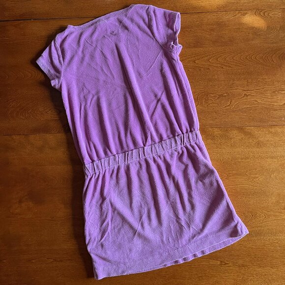 Crewcuts lilac terry coverup 8 - Picture 5 of 5